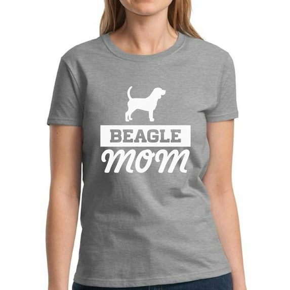 Dreamtees Mother's Day Gift Women Shirt Beagle Mom White Print - S M L XL 2XL 3XL - Graphic Tee