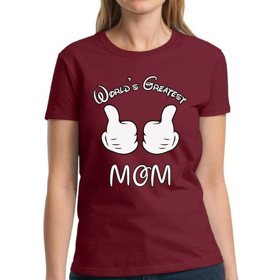 Dreamtees Mother's Day Gift Women Shirt World's Greatest MOM S M L XL 2XL 3XL Graphic Tee
