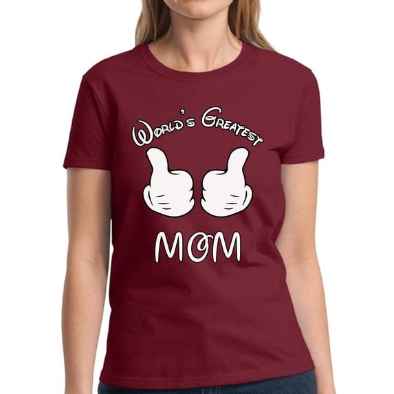 Dreamtees Mother's Day Gift Women Shirt World's Greatest MOM S M L XL 2XL 3XL Graphic Tee