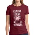 thumbnail image 1 of Dreamtees T-Shirt for Women Amazing Loving Strong Mother S M L XL 2XL 3XL Mother's Day Gift Graphic Tee, 1 of 2