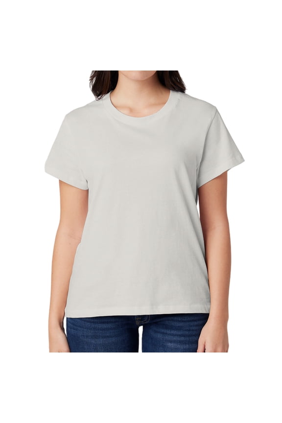 Women's Boyfriend Tee Short Sleeve T-Shirt for Women W1225 - XS S M L XL 2XL Casual Tee - Basic Relaxed Womens Blank Outfit Gifts