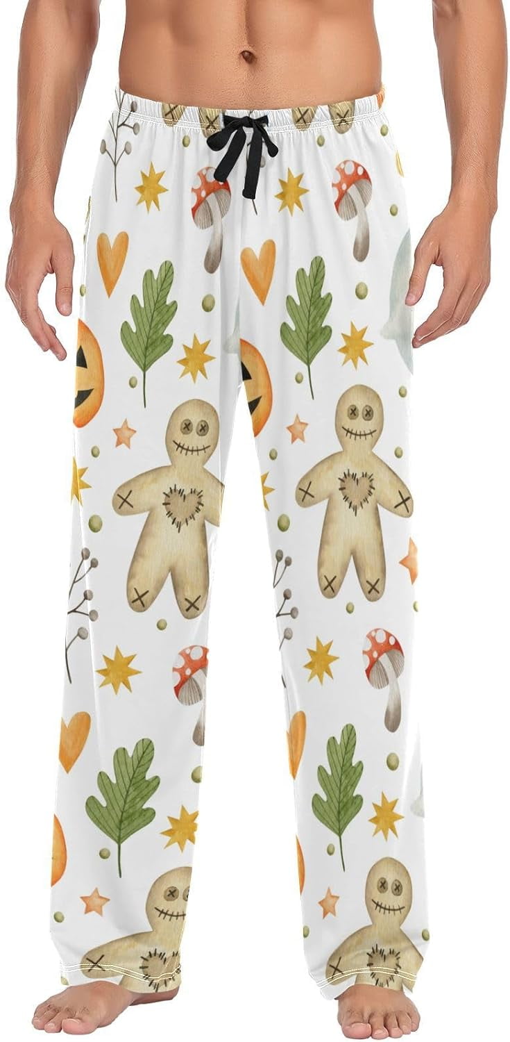 Dreamtime Happy Halloween Pajama Pants For Men, Men's Separate Bottoms ...