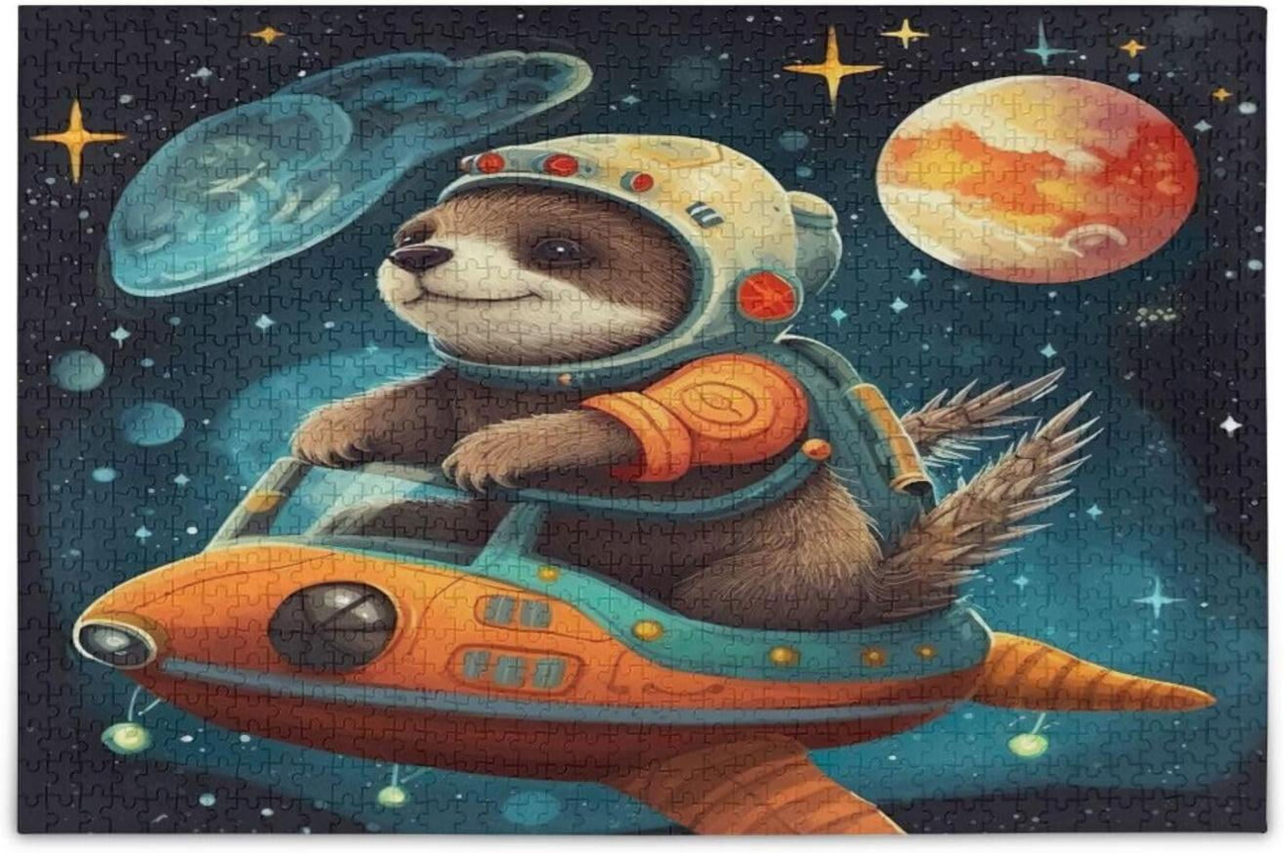 Dreamtimes 1000 PCS Sloth Wooden Jigsaw Puzzles Intellectual ...