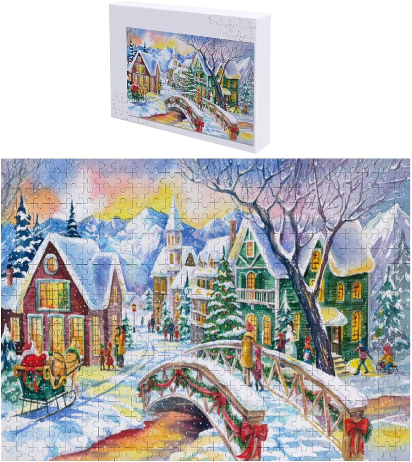 Dreamtimes 1000 Piece Jigsaw Puzzle for Kids Adults - Magic Christmas ...