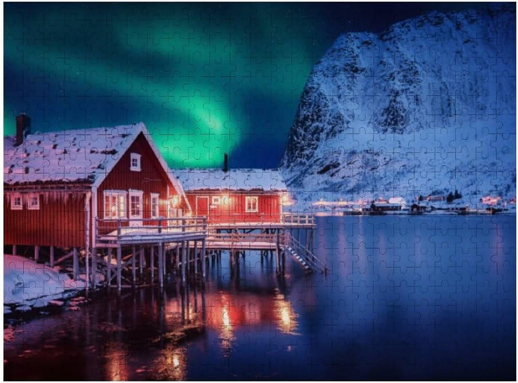 Dreamtimes 1000 Piece Jigsaw Puzzle for Kids Adults Winter Fishing