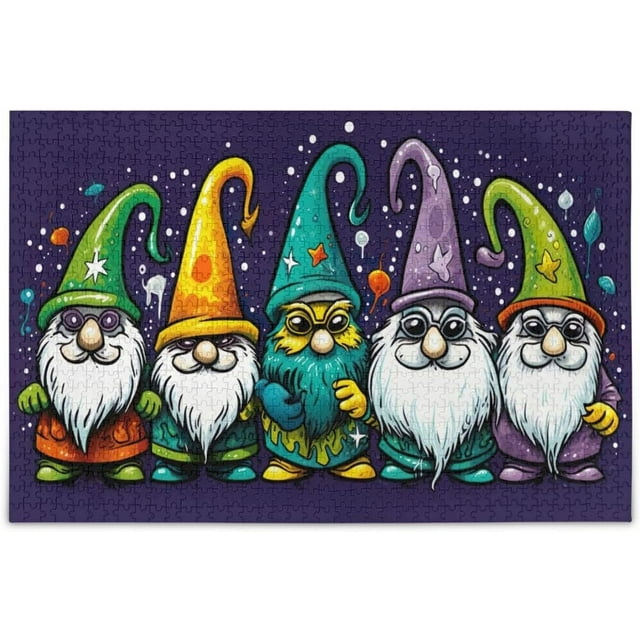 Dreamtimes 1000 Pieces Mardi Gras Cute Dwarf Jigsaw Puzzle for Adults Dreamtimes 1000 Pieces Mardi Gras Cute Dwarf Jigsaw Puzzle for Adults