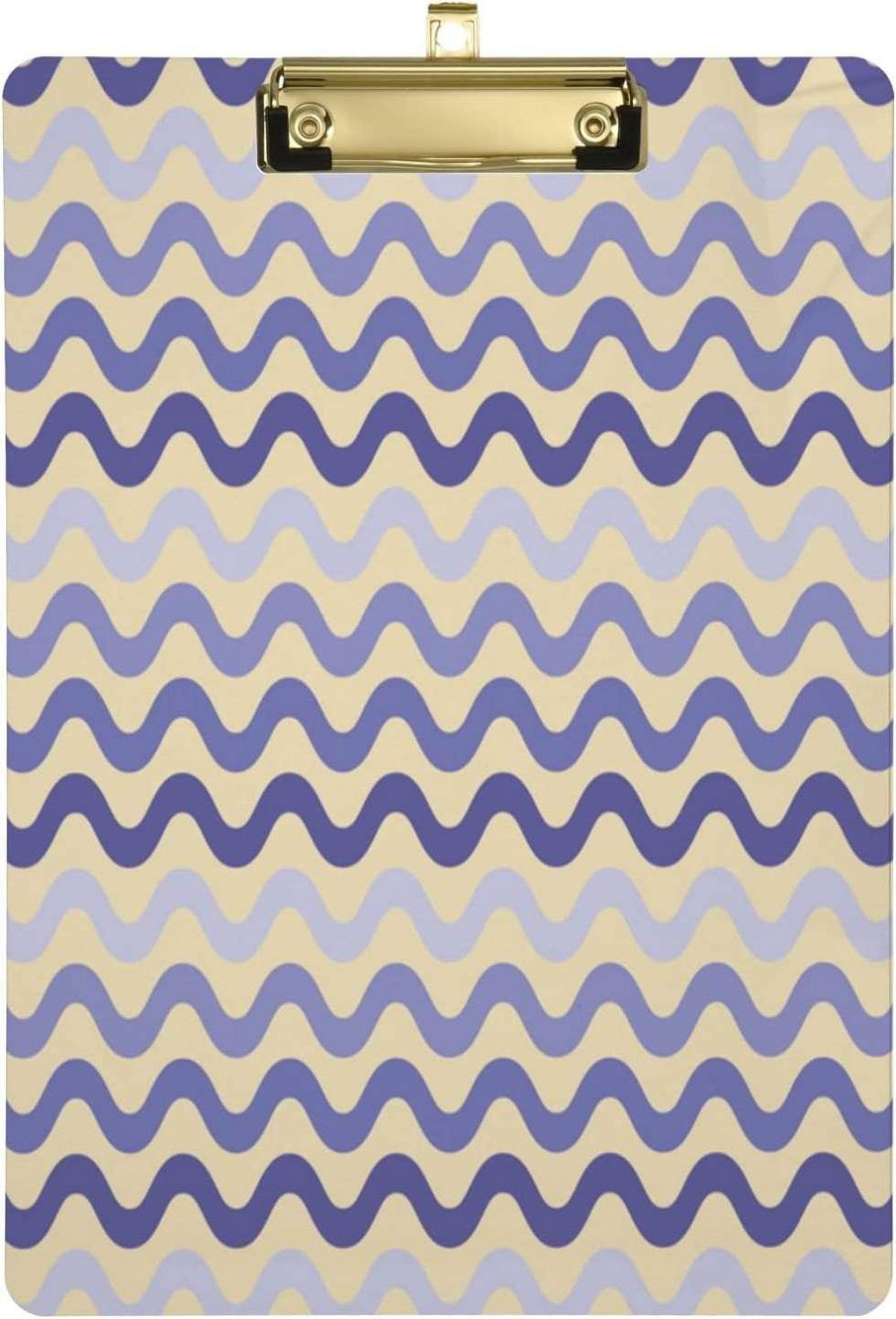 Dreamtimes 12"x9" Beautiful Colorful Stripes Clipboard, Fashion Design