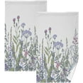 thumbnail image 1 of Dreamtimes 2 Piece Vintage Colorful Herbs Hand Towels for Bath Decorative, Pure Cotton Guest Towels Fingertip Towels for Bathroom Spa Gym,16 x 28 inch, 1 of 7