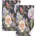 thumbnail image 1 of Dreamtimes 2PCS Beautiful Flowers and Birds Cotton Towel Set, Quick Drying Face Towel, Soft and Breathable Bath Towel Hand Towels for Bathroom, Gym, Beach, 1 of 7