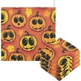 thumbnail image 1 of Dreamtimes 3 PCS Halloween Funny Cute Pumpkins Baby Muslin Washcloths, Face Towel Burp Cloths Ultra Soft Absorbent Cotton Bath Wipes Towels for Newborn Boys Girls, 1 of 7