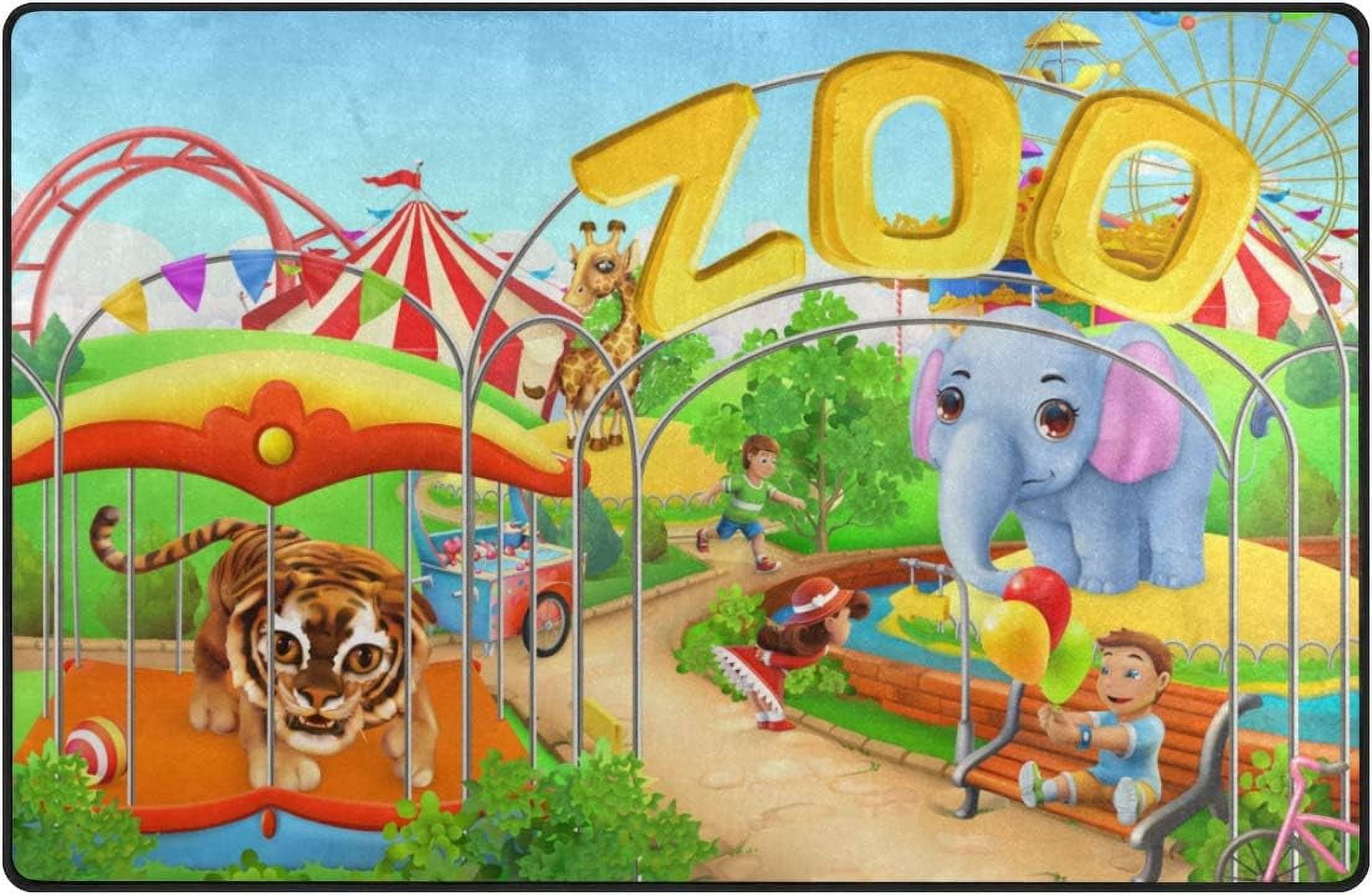 dreamtimes-31x-20-inch-area-rug-carpet-zoo-park-doormat-for-hardwood