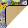 thumbnail image 1 of Dreamtimes 39x20 Inch Area Rug Beautiful Flower Pattern Door Mat Washable Non-Slip Throw Floor Carpet Comfort Standing Mat for Kitchen, Floor, Office, Sink, Laundry, 1 of 6