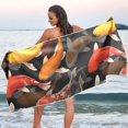 thumbnail image 1 of Dreamtimes 3D Koi Fish Beach Towel Quick Dry Absorbent Bath Towels Sandproof Lightweight Towel for Gym Yoga Sports Swimming 31x71in, 1 of 7