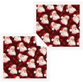 thumbnail image 1 of Dreamtimes 4 PCS Cotton Washcloths Towel Set, Highly Absorbent & Soft Baby Wash Cloths, 12"x 12" Face Hand Towels for Bathroom, Multi-Purpose Fingertip Towels (Christmas Santa), 1 of 7