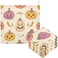 thumbnail image 1 of Dreamtimes 5 PCS Bright Colorful Pumpkins Baby Muslin Washcloths, Vintage Halloween Face Towel Burp Cloths Ultrasoft Absorbent Cotton Bath Wipes Towels for Newborn Boys Girls, 1 of 7