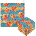thumbnail image 1 of Dreamtimes 5 PCS Bright Pumpkin Watercolor Baby Muslin Washcloths, Face Towel Burp Cloths Ultrasoft Absorbent Cotton Bath Wipes Towels for Newborn Boys Girls, 1 of 7