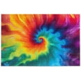 thumbnail image 1 of Dreamtimes 500 PCS Tie Dye Wooden Jigsaw Puzzles Intellectual Entertainment Educational Puzzles for Adults, Fun Challenging Brain Exercise Family Game Creative Gift for Friends Parents Grandparents, 1 of 7