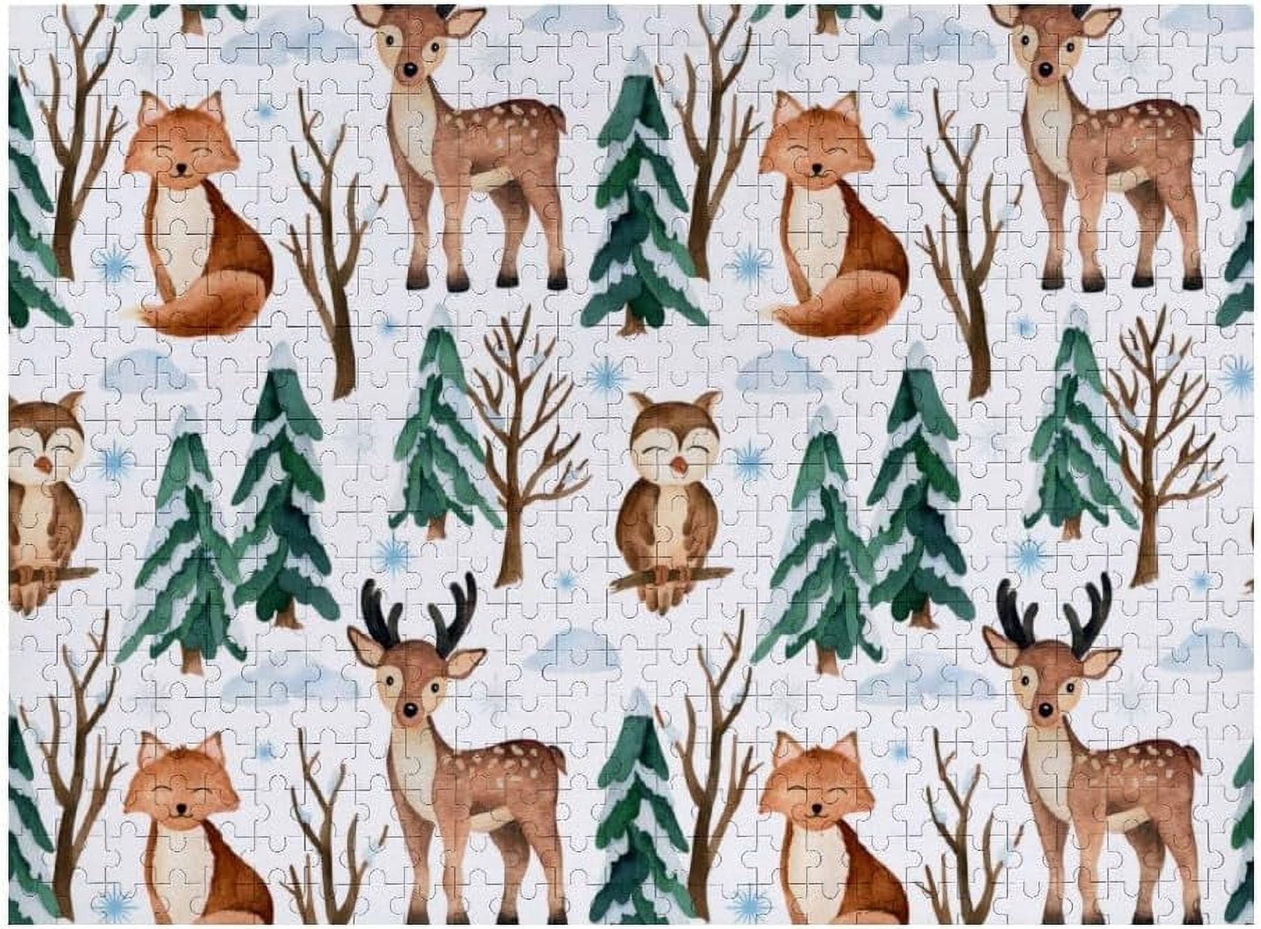 1000 Piece Puzzle For Adults: White Tail Buck Deer - Challenging Jigsaw...