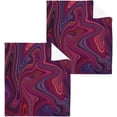 thumbnail image 1 of Dreamtimes 6 PCS Red Abstract Marble Washcloths, 12 X 12 Inches Cotton Wash Cloths, Highly Absorbent and Soft Face Towels for Bathroom,Gym,Hotel and Spa, 1 of 7