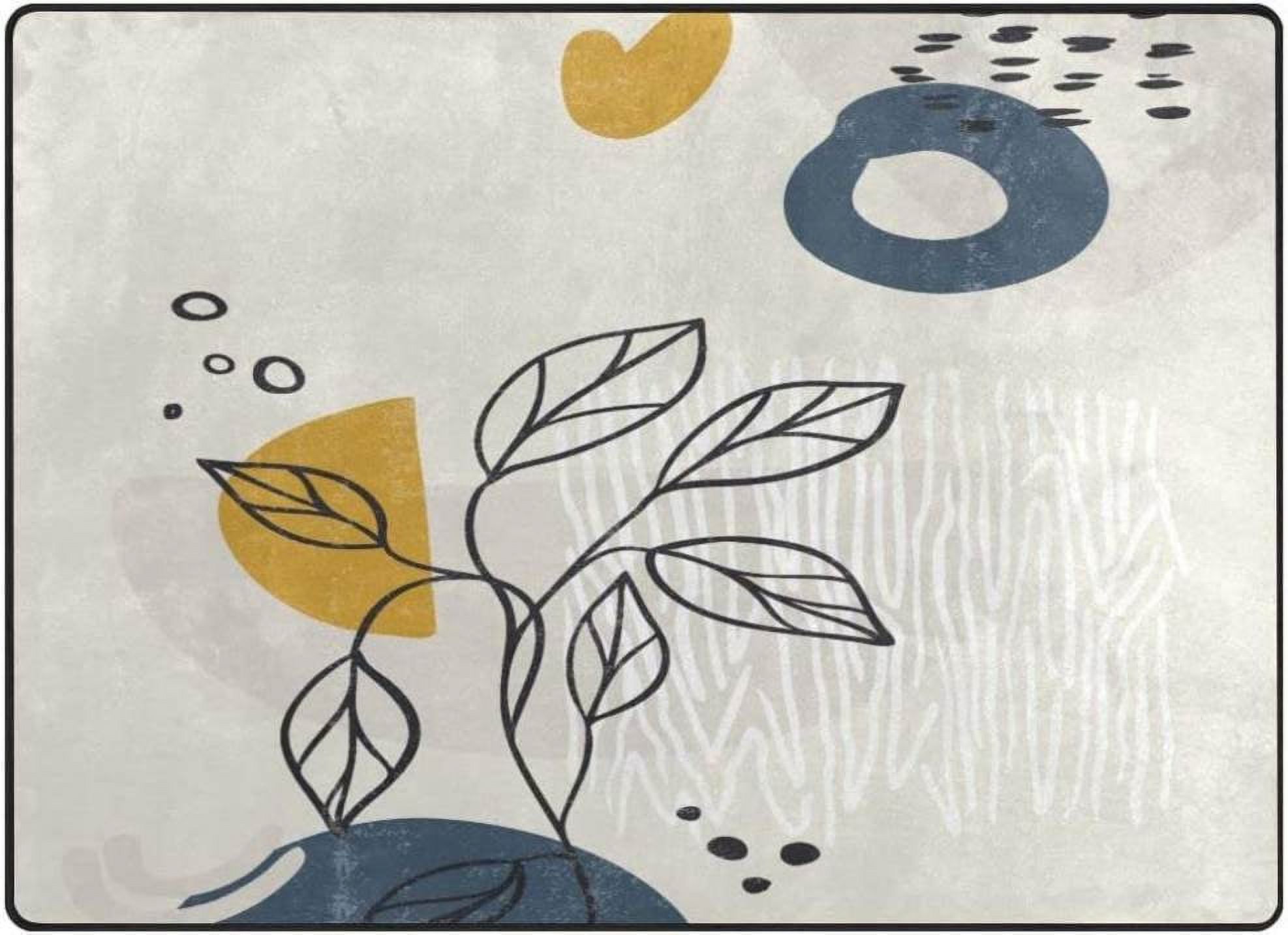 Dreamtimes Abstract Geometric Shapes Area Rug, 80