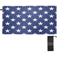 thumbnail image 1 of Dreamtimes American Flag Star Beach Towel Lightweight Compact Oversized Travel Towels Super Absorbent Quick Dry Towel for Swimming Camping Holiday, 1 of 7