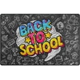 thumbnail image 1 of Dreamtimes Area Rug 60 x 39 inch (5'x 3'3"), Carpet Back to School Pop Art Nursery Rug Floor Mat for Hardwood Floor Entrance Living Room Bedroom, 1 of 6