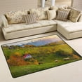 thumbnail image 1 of Dreamtimes Autumn Countryside Landscape Area Rug, 36"x24" Cute Sheeps Non-Slip Washable Indoor Door Mat, Absorbent Floor Mat for Bedroom Kitchen Entryway Bathroom, 1 of 7