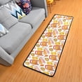 thumbnail image 1 of Dreamtimes Autumn Pumpkins Truck Hallway Runner Rug 2'x6' Kitchen Rug with Rubber Backing Hay Harvest Non Slip Entryway Rug Runner Washable Soft Area Rug for Hallway Bedroom Kitchen Decor, 1 of 6
