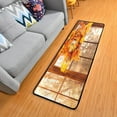 thumbnail image 1 of Dreamtimes Autumn Yellow Leaves Hallway Runner Rug 2'x6' Kitchen Rug with Rubber Backing Berries Old Lantern Non Slip Entryway Rug Runner Washable Soft Area Rug for Hallway Bedroom Kitchen Decor, 1 of 6