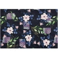 thumbnail image 1 of Dreamtimes Bath Mats Toiletry Mat Geometric Flower Print, Bath Mats for Bathroom Non-Slip Super Soft Absorbent Microfiber Bath Rugs, Bathroom Rugs for Bathroom Floor, Tub and Shower, 17.3"x13.4", 1 of 4