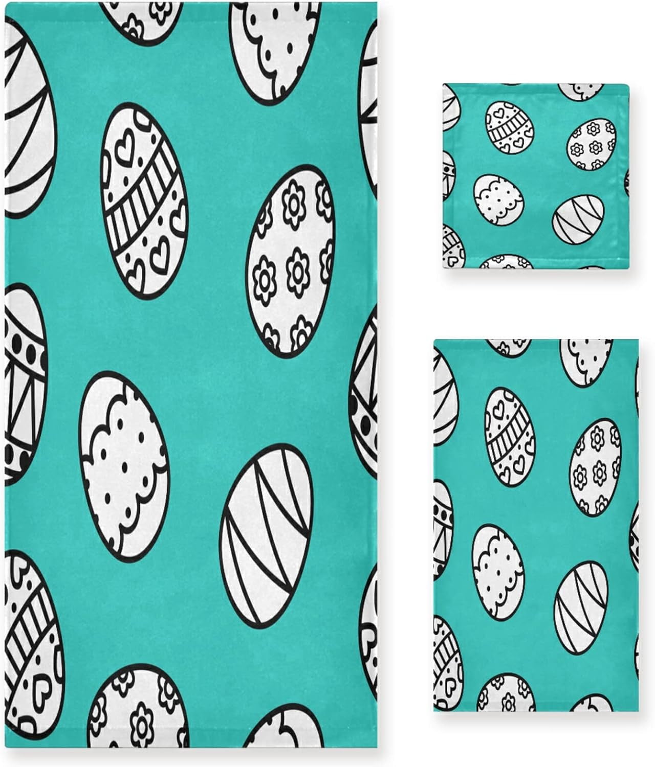 Dreamtimes Dreamtimes Bathroom Easter Decorative Towel Set with Vintage ...