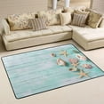 thumbnail image 1 of Dreamtimes Beach Shell Starfish Area Rug, 36"x24" Summer Beach on The Board Non-Slip Washable Indoor Door Mat, Absorbent Floor Mat for Bedroom Kitchen Entryway Bathroom, 1 of 7
