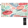 thumbnail image 1 of Dreamtimes Beach Towels Cute Flower Camping Towels Plant Sand Free Beach Towel, 30"x60" Large Beach Towels Quick Dry Bath Travel Towels Pool Yoga Beach Mat for Men Women, 1 of 7