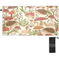 thumbnail image 1 of Dreamtimes Beach Towels Mushroom Animals Camping Towels Sand Free Beach Towel, 30"x60" Large Beach Towels Quick Dry Bath Travel Towels Pool Yoga Beach Mat for Men Women, 1 of 7