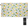 thumbnail image 1 of Dreamtimes Beach Towels Pineapples Polka Dots Camping Towels Tropical Fruits Pattern Sand Free Beach Towel, 30"x60" Large Beach Towels Quick Dry Bath Travel Towels Pool Yoga Beach Mat for Men Women, 1 of 7