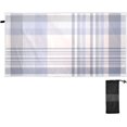 thumbnail image 1 of Dreamtimes Beach Towels Purple White Plaid Camping Towels Sand Free Beach Towel, 30"x60" Large Beach Towels Quick Dry Bath Travel Towels Pool Yoga Beach Mat for Men Women, 1 of 7