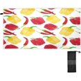 thumbnail image 1 of Dreamtimes Beach Towels Watercolor Chili Pepper Camping Towels Sand Free Beach Towel, 30"x60" Large Beach Towels Quick Dry Bath Travel Towels Pool Yoga Beach Mat for Men Women, 1 of 7