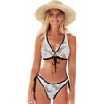 thumbnail image 1 of Dreamtimes Beautiful Dragonfly Bikinis Swimsuit Set for Women Swimwear Triangle Bathing Suit Tie String Thong, X-Large, 1 of 7