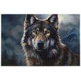 thumbnail image 1 of Dreamtimes Beautiful Wolf Puzzle 1000 Pieces - Wooden Jigsaw Puzzles for Family Games - Suitable for Teenagers and Adults, 1 of 7