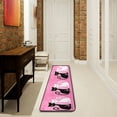 thumbnail image 1 of Dreamtimes Black White Cat Hallway Runner Rug 2'x6' Kitchen Rug with Rubber Backing Wedding Valentines Day Non Slip Entryway Rug Runner Washable Soft Area Rug for Hallway Bedroom Kitchen Decor, 1 of 6