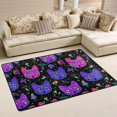 thumbnail image 1 of Dreamtimes Bright Psychedelic Cat Non-Slip Area Rug 72"x48", Neon Colorful Mushroom Soft Non Slip Washable Floor Mats for Indoor Front Porch,Living Room, Bedroom,Kitchen, 1 of 7