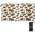 thumbnail image 1 of Dreamtimes Brown Cow Beach Towel,Absorbent Quick Dry Sport Towel Oversized Lightweight Soft Bath Towel for Travel Sports Pool Swimming Bath Camping 30x60in, 1 of 7