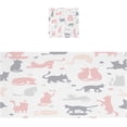 thumbnail image 1 of Dreamtimes Cat Characters Bath Towels Set 1 Bath Towel 1 Washcloth Extra Absorbent 100% Cotton Towels, Super Soft Bathroom Towels for Home, Hotel, 1 of 7