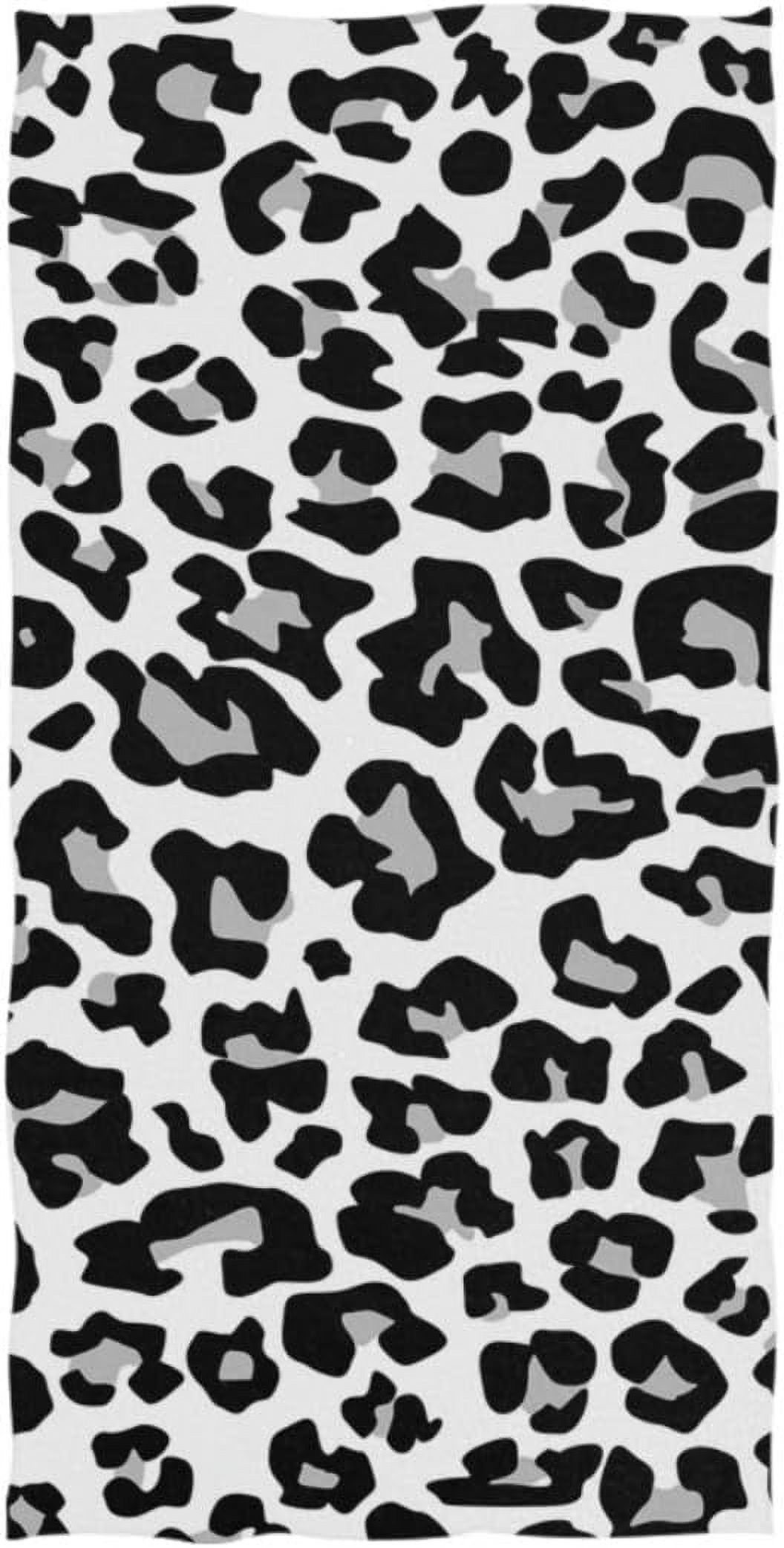Funny Leopard Print Hand Towels – 16x24" Cheetah Bath & Kitchen Towels