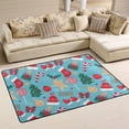 thumbnail image 1 of Dreamtimes Christmas Candy Non-Slip Area Rug 72"x48", Winter Hat Gloves Soft Non Slip Washable Floor Mats for Indoor Front Porch,Living Room, Bedroom,Kitchen, 1 of 5
