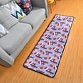 thumbnail image 1 of Dreamtimes Christmas Cute Girl Hallway Runner Rug 2'x6' Kitchen Rug with Rubber Backing Winter Snowflake Non Slip Entryway Rug Runner Washable Soft Area Rug for Hallway Bedroom Kitchen Decor, 1 of 6