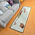 thumbnail image 1 of Dreamtimes Christmas Cute Owls Hallway Runner Rug 2'x6' Kitchen Rug with Rubber Backing Winter Snowflake Non Slip Entryway Rug Runner Washable Soft Area Rug for Hallway Bedroom Kitchen Decor, 1 of 6