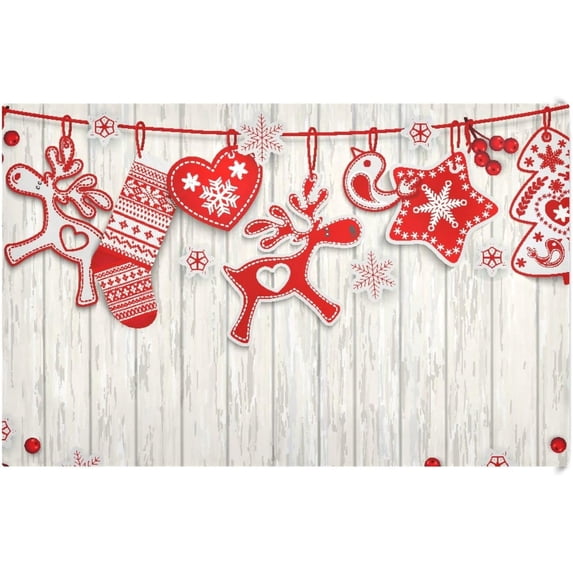 Dreamtimes Christmas Decorations Kitchen Towels Set of 1 Dishcloths Hand Towels Tea Towels Ultra Absorbent for Cleaning Washing Drying Dishes Tableware 28'' x 18''