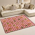 thumbnail image 1 of Dreamtimes Christmas Gingerbread Holly Non-Slip Area Rug 36"x24", Xmas Classical Plaid Floor Carpet Comfort Floor Mats Decor for Indoor Front Porch,Living Room, Bedroom,Kitchen, 1 of 5