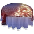 thumbnail image 1 of Dreamtimes Christmas Gnome Round Tablecloth 60", Waterproof Stain and Wrinkle Resistant Washable Decorative Table Covers for Kitchen Dining Tabletop Party Outdoor Picnic, 1 of 7